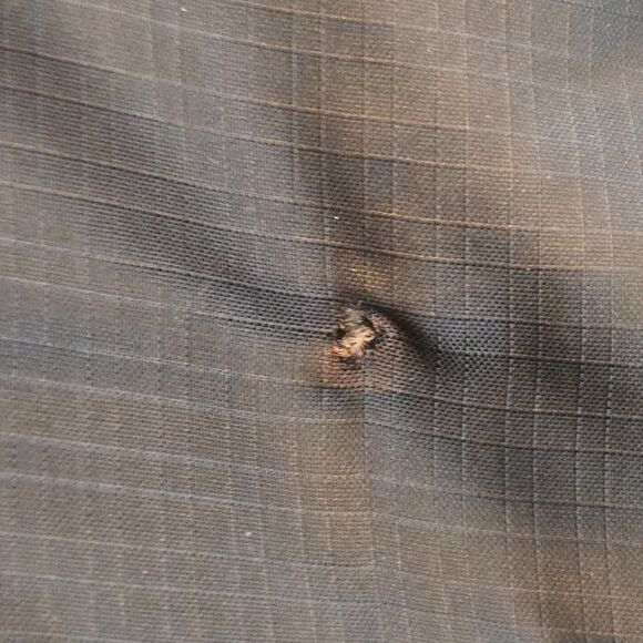 Vintage Eddie Bauer Ebtek Goose Down Puffer Coat Mens M Jacket Green Black 90s - Picture 6 of 12